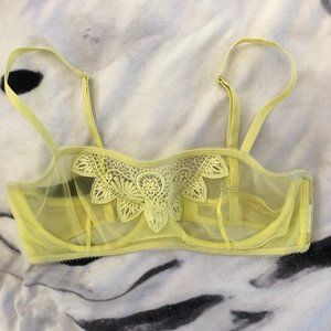 & Other Stories Lemon Yellow Bra - 34C